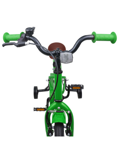 Bicicletta per Bambini 12 Pollici per bambini di 2-4 anni Verde