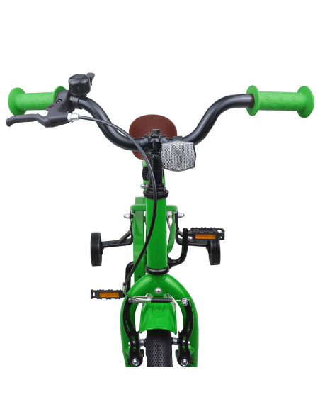 Bicicletta per Bambini 12 Pollici per bambini di 2-4 anni Verde