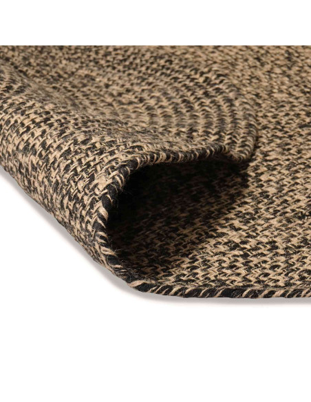 Tappeti per area Nero 122 x 183 cm Juta