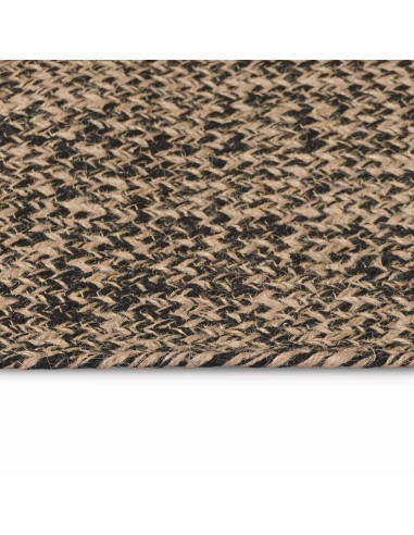 Tappeti per area Nero 122 x 183 cm Juta