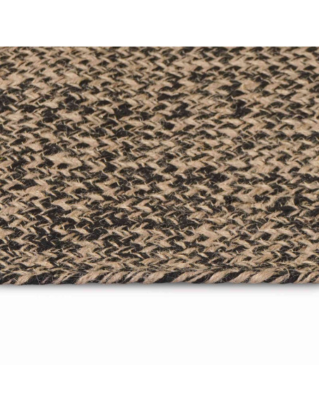 Tappeti per area Nero 122 x 183 cm Juta