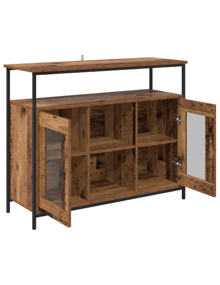 Credenza Legno vecchio 100 x 35 x 80 cm Legno multistrato