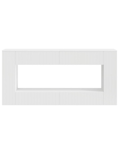Tavolo consolle Bianco 155 x 29 x 74 cm Legno ingegnerizzato