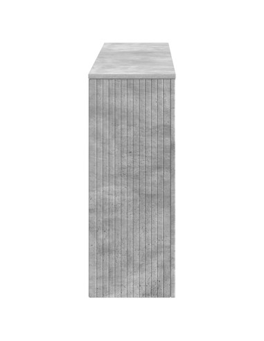 Tavolo consolle Rigato Grigio Cemento 155 x 29 x 74 cm