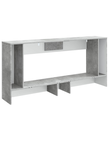 Tavolo consolle Rigato Grigio Cemento 155 x 29 x 74 cm