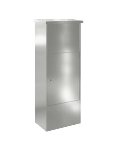 Cassetta per pacchi Nero 44,5 x 29 x 110,5 cm Acciaio zincato 2