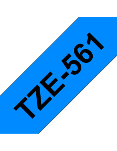 Brother TZE-561 nastro per etichettatrice Nero su blu
