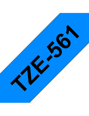 Brother TZE-561 nastro per etichettatrice Nero su blu