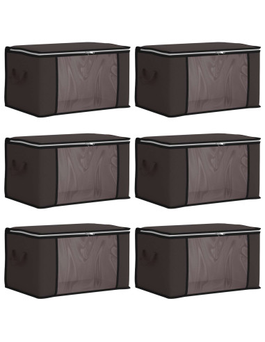 Scatola di stoccaggio con finestra laterale trasparente 6 pcs