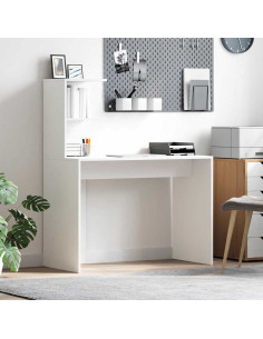 Scrivania Bianco 102 x 50 x 124 cm Legno multistrato