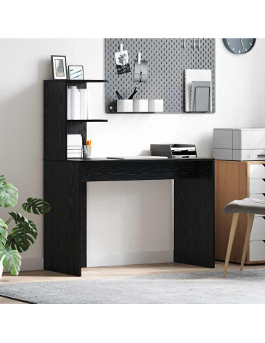 Scrivania Rovere Nero 102 x 50 x 124 cm Legno multistrato