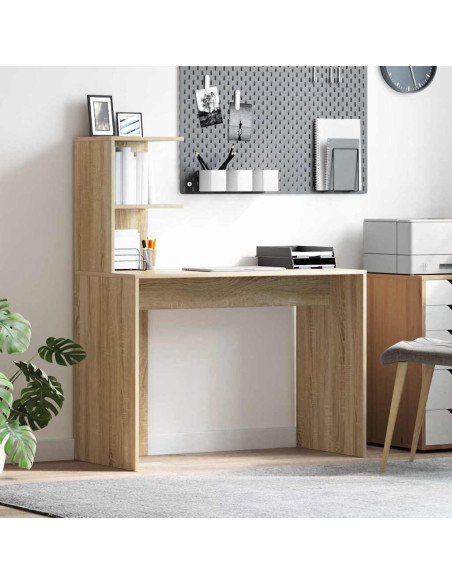 Scrivania rovere sonoma 102 x 50 x 124 cm Legno multistrato