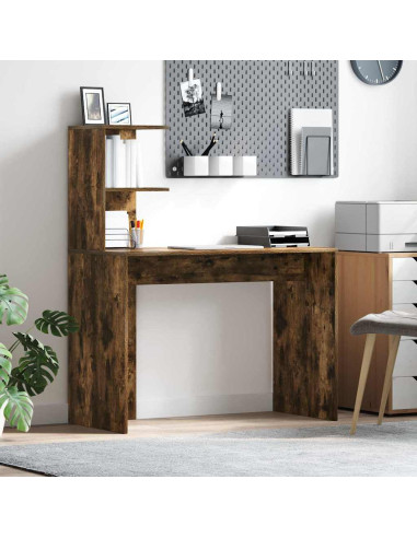 Scrivania Rovere fumé 102 x 50 x 124 cm Legno multistrato