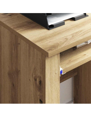 Scrivania con Ruote Rovere artigianale 91 x 50 x 77 cm