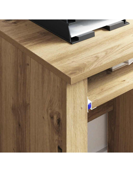 Scrivania con Ruote Rovere artigianale 91 x 50 x 77 cm