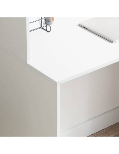 Scrivania Bianco 102 x 50 x 124 cm Legno multistrato
