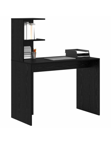 Scrivania Rovere Nero 102 x 50 x 124 cm Legno multistrato