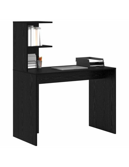 Scrivania Rovere Nero 102 x 50 x 124 cm Legno multistrato
