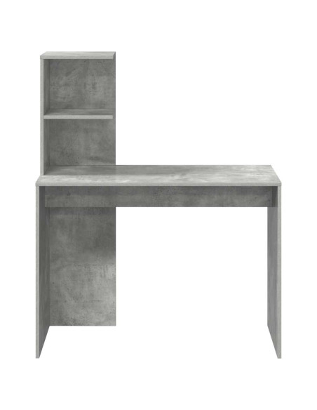 Scrivania Grigio cemento 102 x 50 x 124 cm Legno multistrato