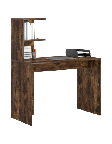 Scrivania Rovere fumé 102 x 50 x 124 cm Legno multistrato