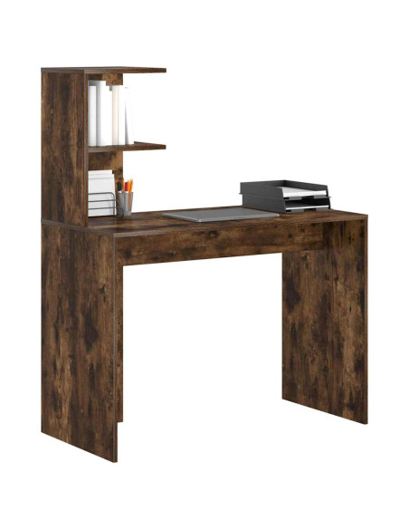 Scrivania Rovere fumé 102 x 50 x 124 cm Legno multistrato