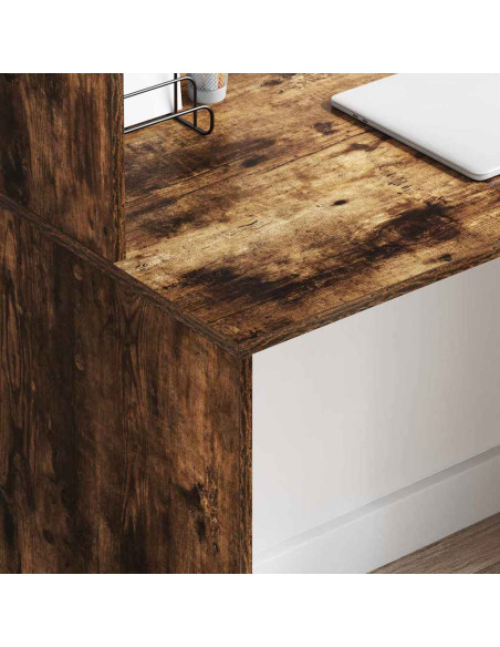 Scrivania Rovere fumé 102 x 50 x 124 cm Legno multistrato