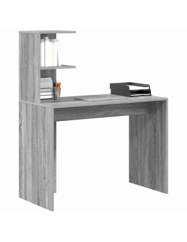Scrivania Grigio Sonoma 102 x 50 x 124 cm Legno multistrato