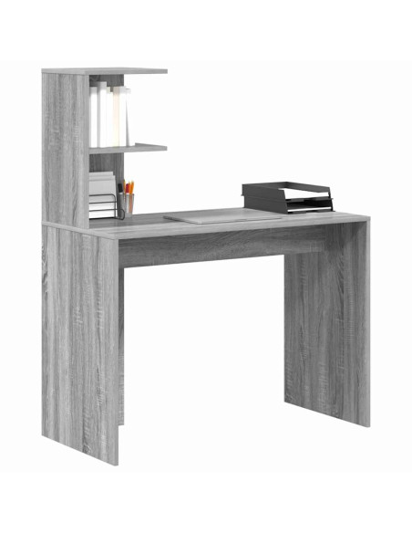 Scrivania Grigio Sonoma 102 x 50 x 124 cm Legno multistrato