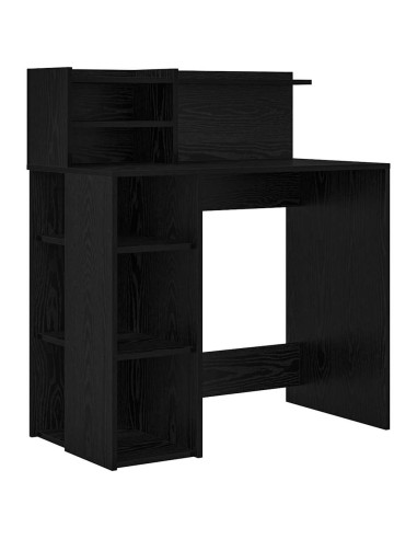 Scrivania Rovere Nero 90 x 48 x 101,5 cm Legno multistrato