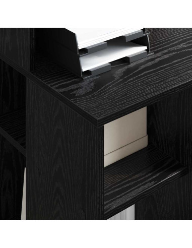 Scrivania Rovere Nero 90 x 48 x 101,5 cm Legno multistrato