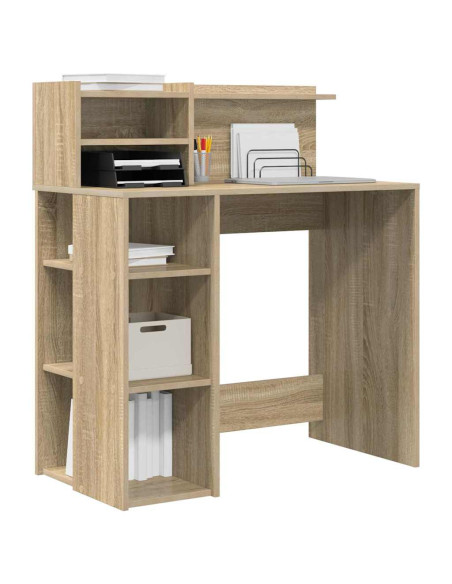 Scrivania Rovere Sonoma 90 x 48 x 101,5 cm Legno multistrato