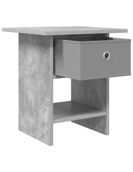 Comodino 2 pcs Grigio cemento 41 x 40 x 45 cm Legno multistrato
