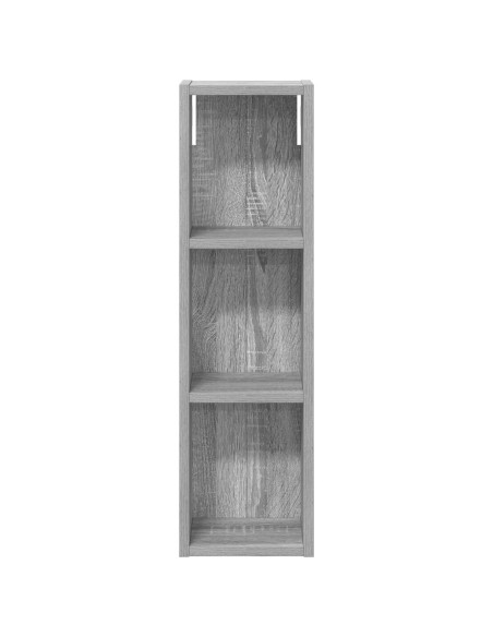 Armadio da bagno a muro Sonoma grigia 20 x 14 x 70 cm