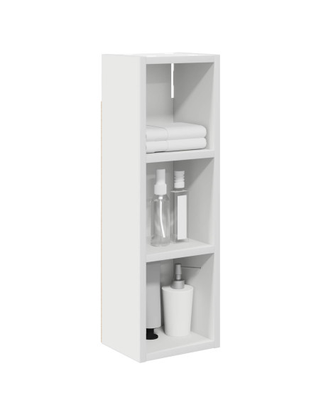 Armadio da bagno a muro Bianco 20 x 16 x 62,5 cm