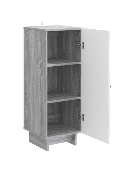 Armadietto Sonoma grigia 33 x 34,5 x 90 cm Legno ingegnerizzato