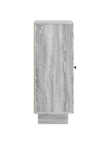 Armadietto Sonoma grigia 33 x 34,5 x 90 cm Legno ingegnerizzato