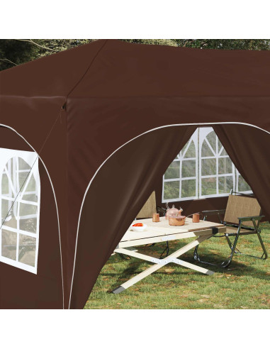 Tenda per feste a pop-up Marrone 575 x 288 x 245 cm