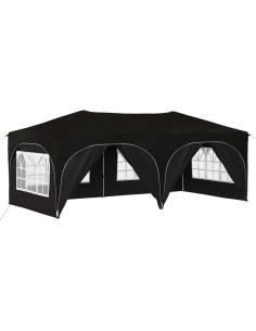Tenda per feste a pop-up Nero 575 x 288 x 245 cm Tessuto Oxford 2