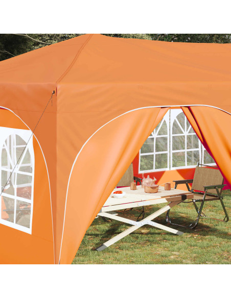 Tenda per feste a pop-up Arancione 575 x 288 x 245 cm