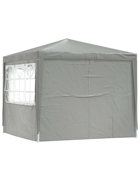 Tenda Party Grigio chiaro 250 x 250 x 240 cm PE e Acciaio