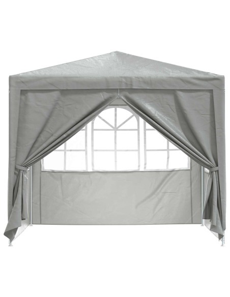 Tenda Party Grigio chiaro 250 x 250 x 240 cm PE e Acciaio