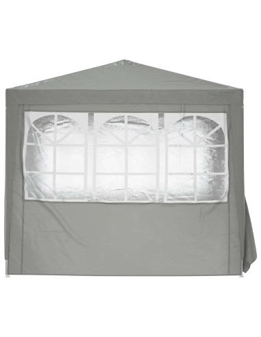 Tenda Party Grigio chiaro 250 x 250 x 240 cm PE e Acciaio