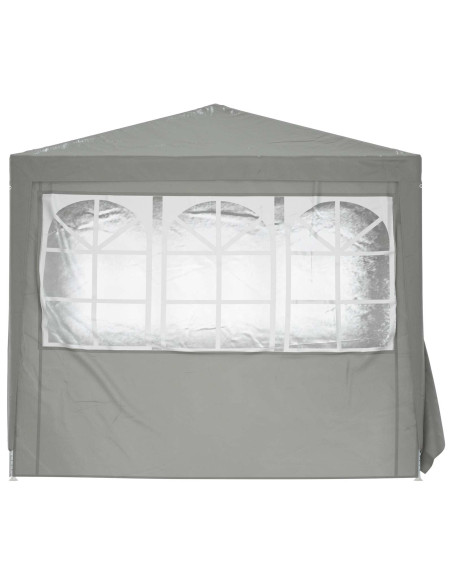 Tenda Party Grigio chiaro 250 x 250 x 240 cm PE e Acciaio