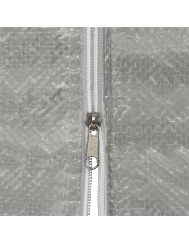 Parete per tenda da festa 2 pcs Grigio chiaro 400 x 195 cm
