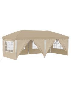Tenda per feste a pop-up Crema 575 x 288 x 245 cm 2