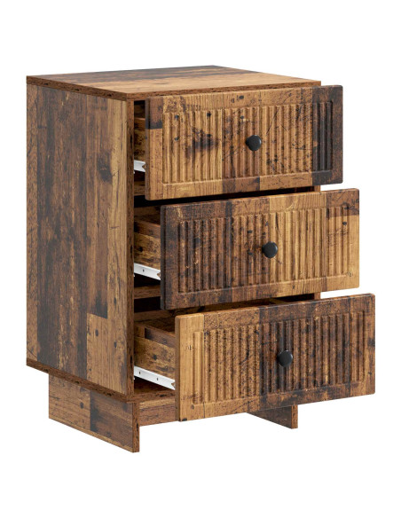 Armadio da Notte con cassetto Legno antico 43 x 41 x 66,5 cm