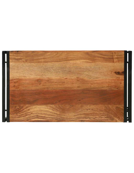 Tavolino da salotto 90 x 50 x 38 cm Legno di Acacia Massello