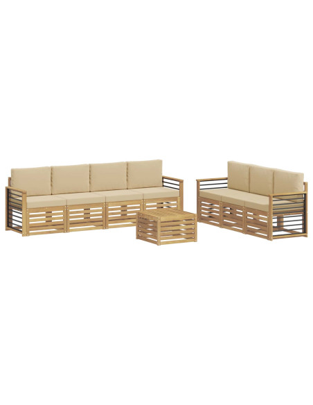 Set divani Legno di Acacia Massello