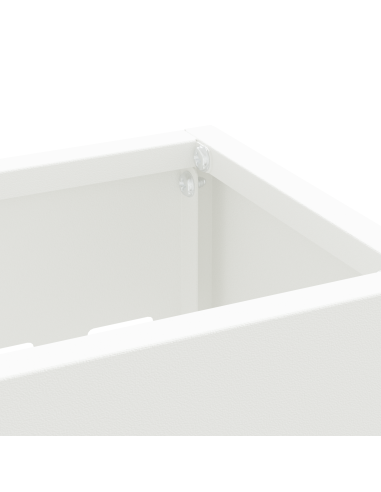 Supporto per Ombrellone Bianco 28 x 12 x 41 cm Acciaio