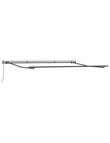 Tenda Retrattile Bianco 450 × 350 cm Poliestere e Acciaio